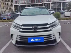 2021 Toyota Highlander 2.0T 4WD Luxury 7, белый — фото 2