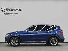 2021 BMW X3, синий — фото 8