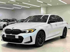 2023 BMW 3 Series 325i M Sport Night Package, белый — фото 1