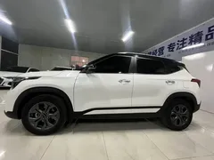 2023 Kia Seltos 1.5L CVT Luxury, белый — фото 4