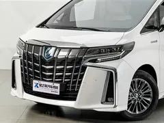 2021 Toyota Alphard Hybrid 2.5L Premium, белый — фото 2