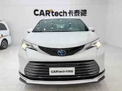 2021 Toyota Sienna 2.5L Hybrid Premium, белый — фото 2
