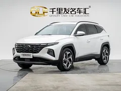 2023 Hyundai Tucson L 1.5T AT 2WD DLX Luxury, белый — фото 1