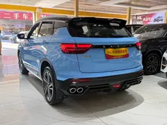 2021 Geely Coolray 1.4T DCT Diamond, синий — фото 4