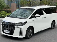 2021 Toyota Alphard Hybrid 2.5L Premium, белый — фото 2