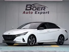 2022 Hyundai Elantra 1.5L CVT LUX Premium, белый — фото 1