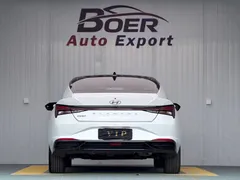 2022 Hyundai Elantra 1.5L CVT LUX Premium, белый — фото 5