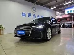 2021 Audi A6L 45 TFSI Sport, чёрный — фото 1