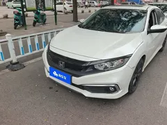 2019 Honda Civic 220TURBO CVT, белый — фото 1
