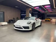 2022 Porsche 911 Carrera 4S Cabriolet 3.0T, белый — фото 1