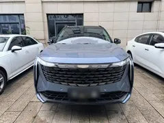 2023 Geely Atlas L 2.0TD DCT Premium, синий — фото 3