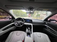 2021 Hyundai Elantra 1.5L CVT GLX Elite, белый — фото 4