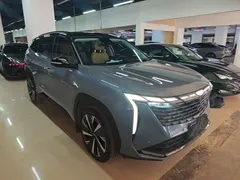 2023 Geely Atlas L 2.0TD DCT Premium, синий — фото 4