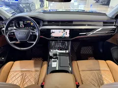 2021 Audi A8L 50 TFSI quattro Comfort, чёрный — фото 8