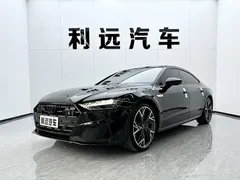 2024 Audi A7L 45 TFSI quattro S-line Black Warrior, чёрный — фото 1