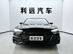 2024 Audi A7L 45 TFSI quattro S-line Black Warrior, чёрный — фото 2