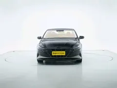 2021 Hyundai Elantra 1.5L CVT LUX Premium, чёрный — фото 6