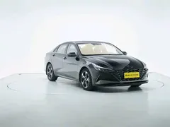 2021 Hyundai Elantra 1.5L CVT LUX Premium, чёрный — фото 7