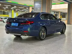 2021 BMW 5 Series 525Li M Sport Package, синий — фото 9