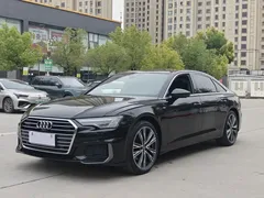 2021 Audi A6L 45 TFSI quattro Premium Sport, чёрный — фото 1
