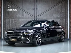 2022 Mercedes-Benz S-Class S 400 L Luxury, чёрный — фото 1