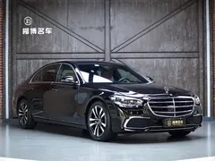 2022 Mercedes-Benz S-Class S 400 L Luxury, чёрный — фото 21