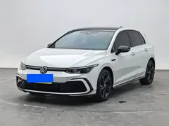 2021 Volkswagen Golf 280TSI DSG R-Line, белый — фото 1