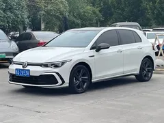 2021 Volkswagen Golf 280TSI DSG R-Line, белый — фото 1