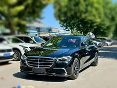 2021 Mercedes-Benz S-Class S 400 L Business, чёрный — фото 1