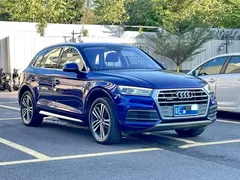 2020 Audi Q5L 40 TFSI, синий — фото 3
