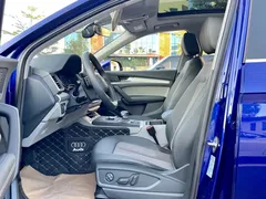 2020 Audi Q5L 40 TFSI, синий — фото 13
