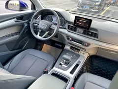 2020 Audi Q5L 40 TFSI, синий — фото 20