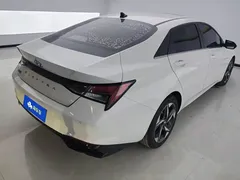 2022 Hyundai Elantra 1.5L CVT GLX Elite, белый — фото 3