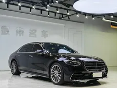 2022 Mercedes-Benz S-Class S 450 L 4MATIC, чёрный — фото 3