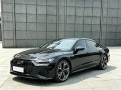 2022 Audi A7L 45 TFSI quattro S-line, чёрный — фото 2