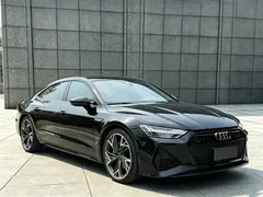 2022 Audi A7L 45 TFSI quattro S-line, чёрный — фото 4