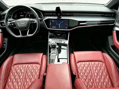 2022 Audi A7L 45 TFSI quattro S-line, чёрный — фото 7