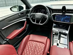 2022 Audi A7L 45 TFSI quattro S-line, чёрный — фото 8