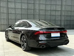 2022 Audi A7L 45 TFSI quattro S-line, чёрный — фото 16