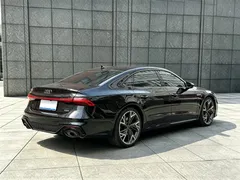 2022 Audi A7L 45 TFSI quattro S-line, чёрный — фото 18