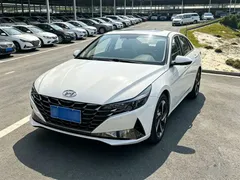 2021 Hyundai Elantra 1.5L CVT GLX Elite, белый — фото 1