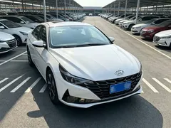 2021 Hyundai Elantra 1.5L CVT GLX Elite, белый — фото 3
