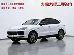 2023 Porsche Cayenne E-Hybrid 2.0T PHEV Platinum, белый — фото 1