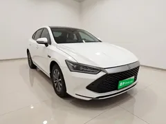 2023 BYD Qin PLUS Champion DM-i PHEV 55KM Leading, белый — фото 3