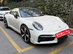 2022 Porsche 911 Carrera 3.0T, белый — фото 3