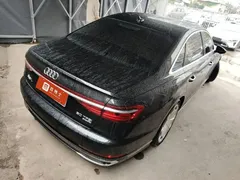 2023 Audi A8L 50 TFSI quattro Select, чёрный — фото 3