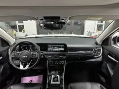 2023 Kia Seltos 1.5L CVT Luxury, белый — фото 10