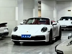 2022 Porsche 911 Carrera Cabriolet 3.0T, белый — фото 1