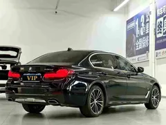 2021 BMW 5 Series 530Li Leading M Sport Package, чёрный — фото 3