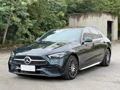 2022 Mercedes-Benz C-Class C 200 L Sport, синий — фото 1